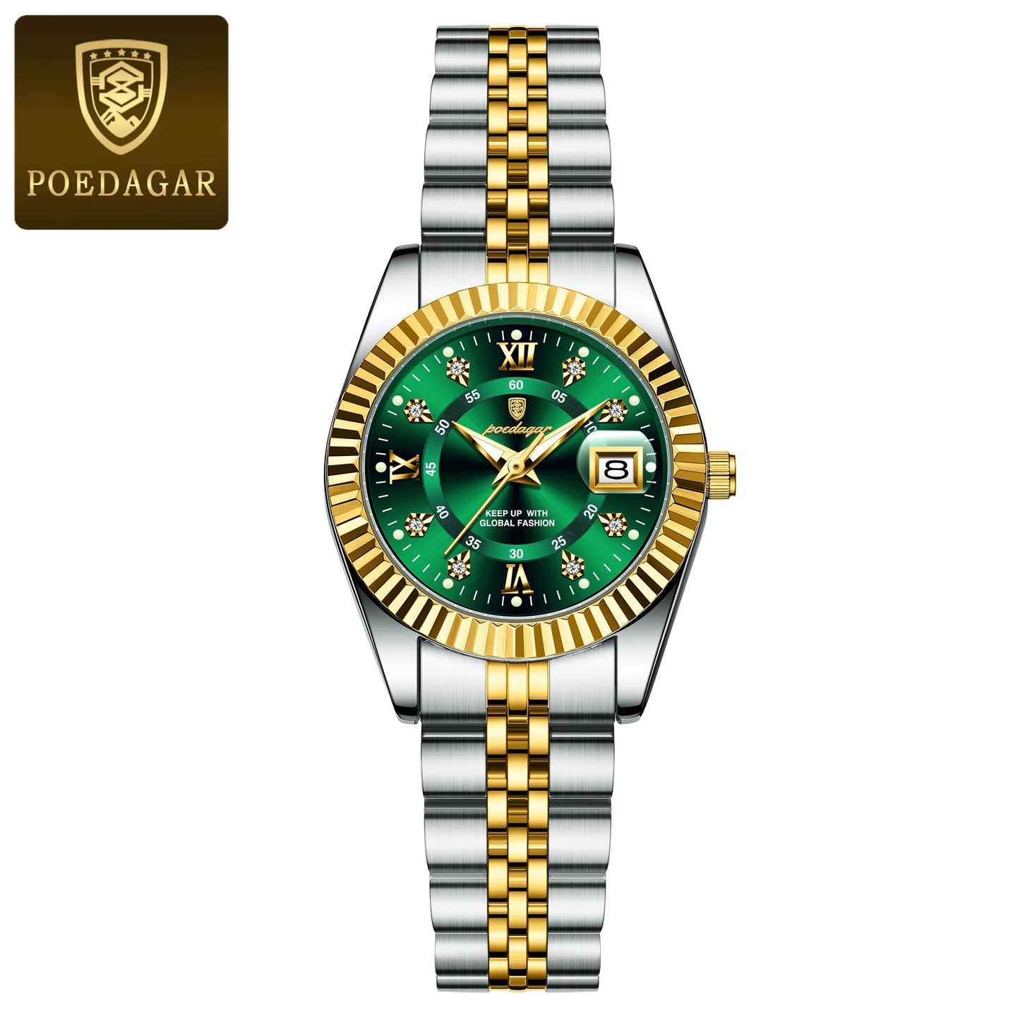 Top Luxury Watch for Women Waterproof Stainless Steel Luminous Date Ladies Watch Quartz Fashion Elegant Women'S Watches