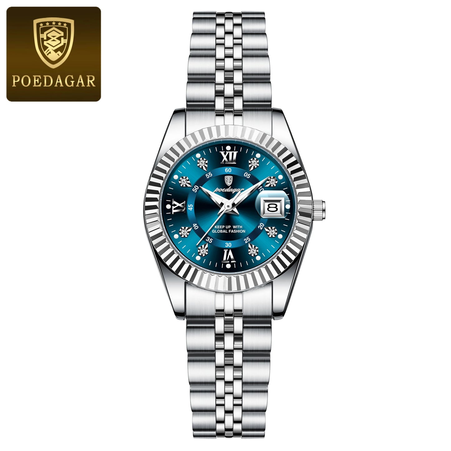 Top Luxury Watch for Women Waterproof Stainless Steel Luminous Date Ladies Watch Quartz Fashion Elegant Women'S Watches