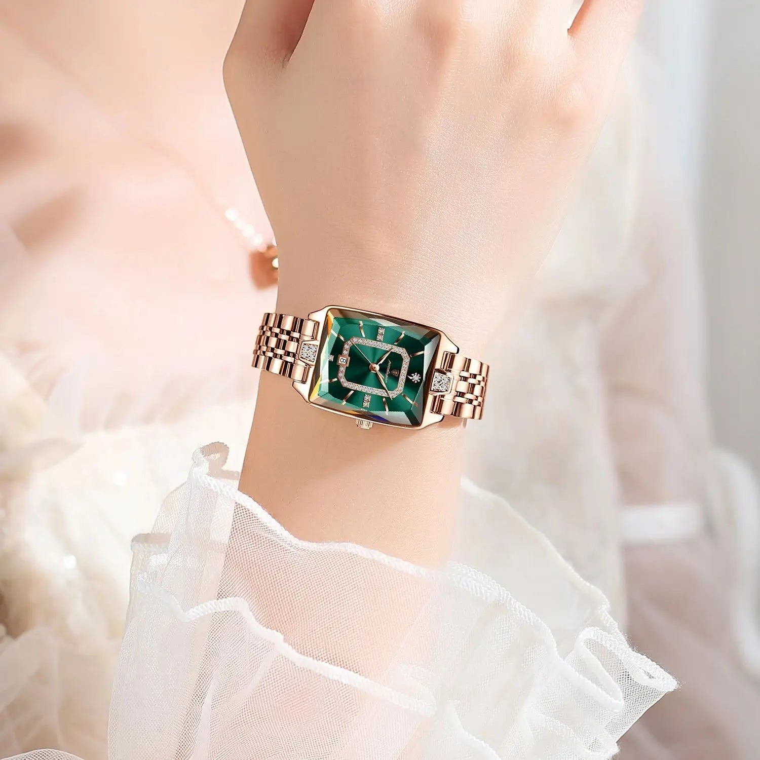 Luxury Woman Watch Waterproof Date High Quality Casual Ladies Wristwatch Stainless Steel Quartz Elegant Women'S Watches