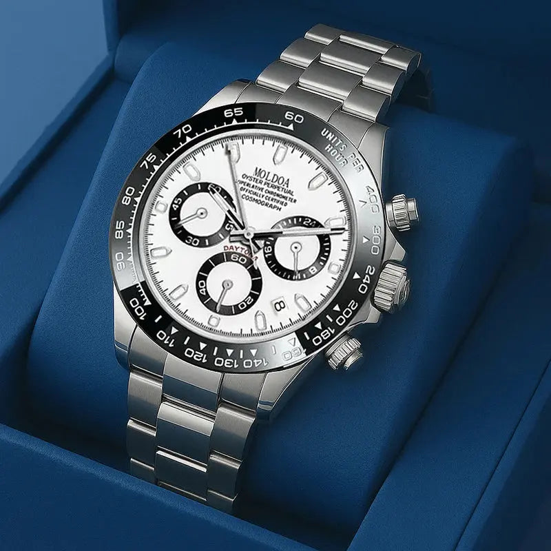 Men'S Luxury Oyster Quartz Watch