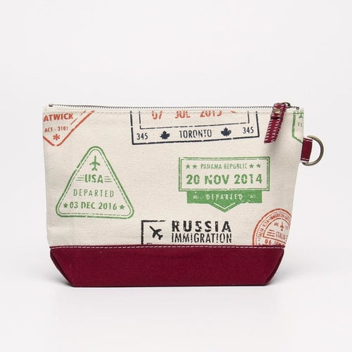 All In Zip Top Pouch in Venture Camo Print