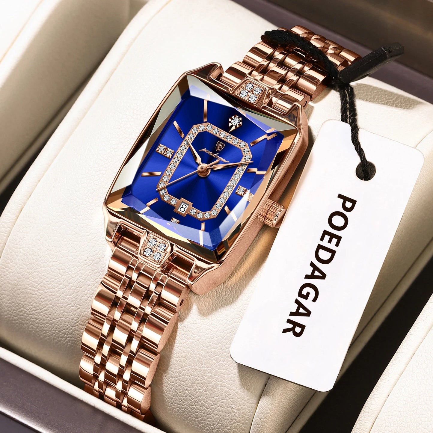 Luxury Woman Watch Waterproof Date High Quality Casual Ladies Wristwatch Stainless Steel Quartz Elegant Women'S Watches