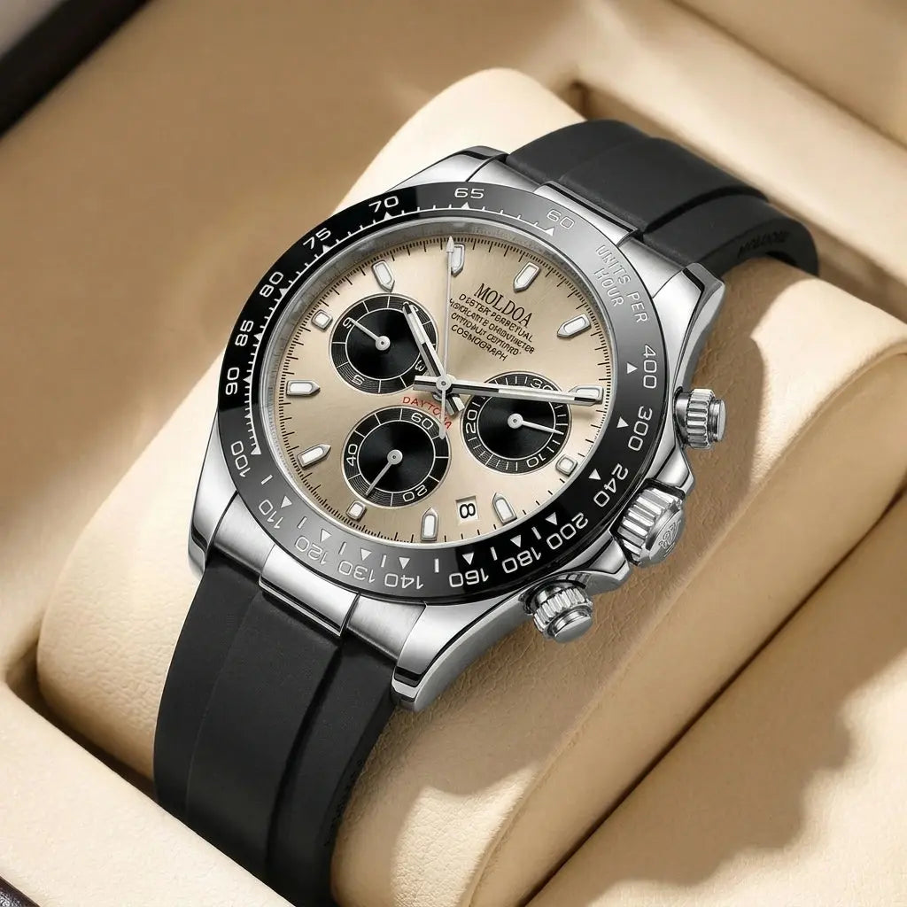 Men'S Luxury Oyster Quartz Watch