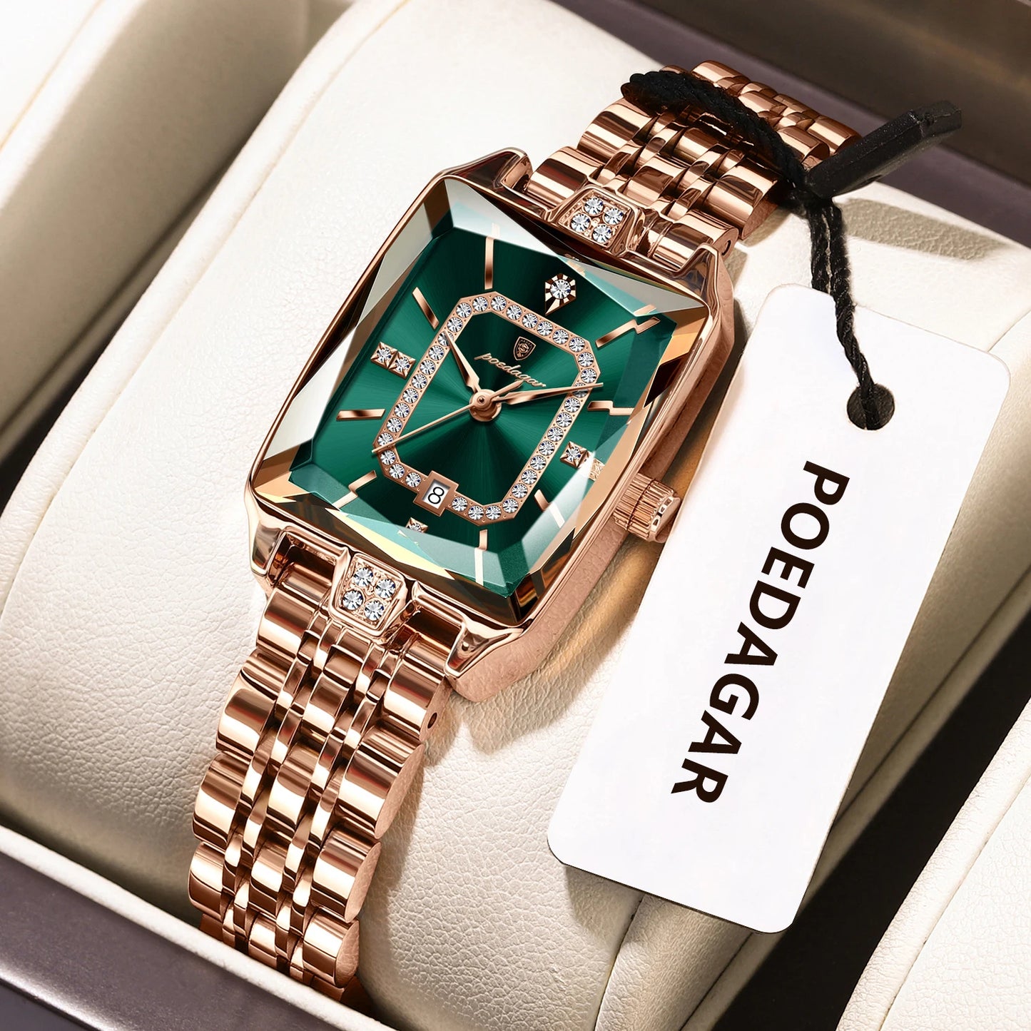 Luxury Woman Watch Waterproof Date High Quality Casual Ladies Wristwatch Stainless Steel Quartz Elegant Women'S Watches