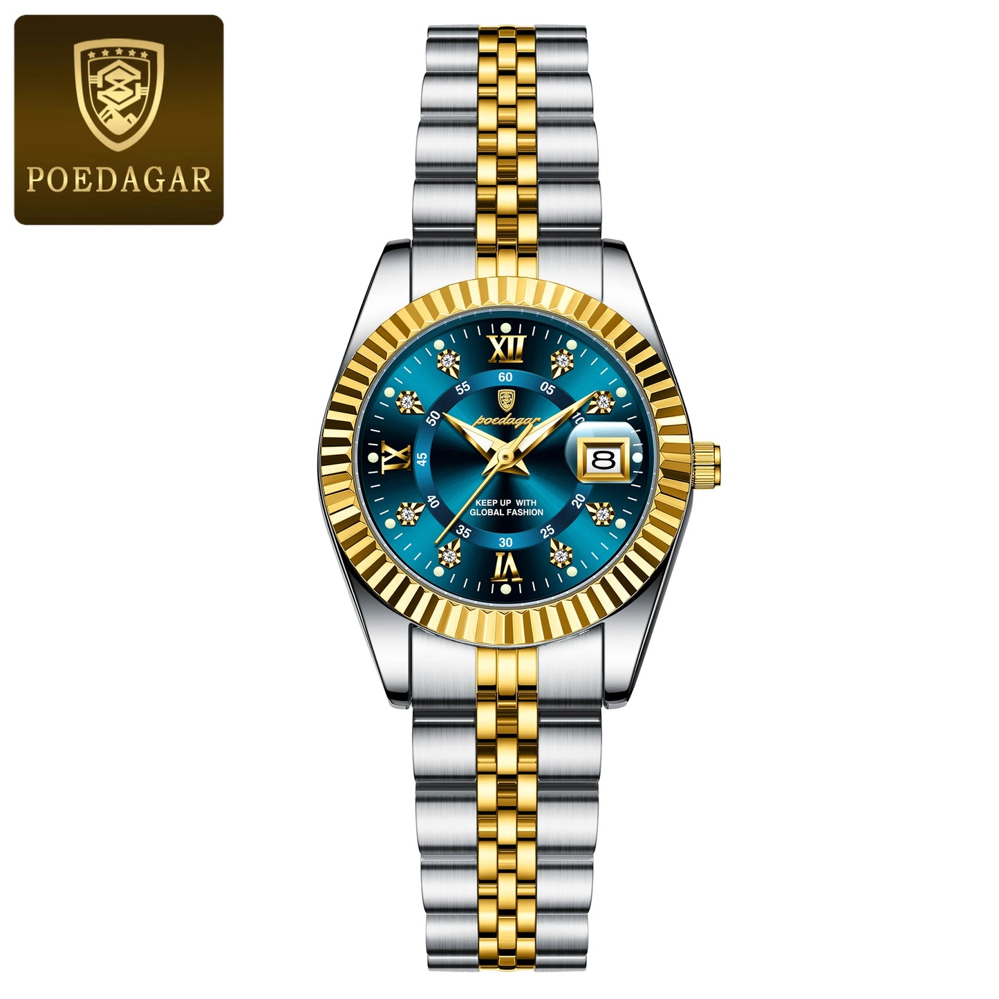 Top Luxury Watch for Women Waterproof Stainless Steel Luminous Date Ladies Watch Quartz Fashion Elegant Women'S Watches