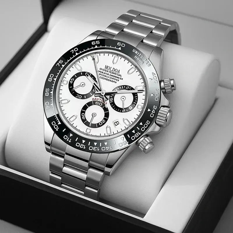 Men'S Luxury Oyster Quartz Watch