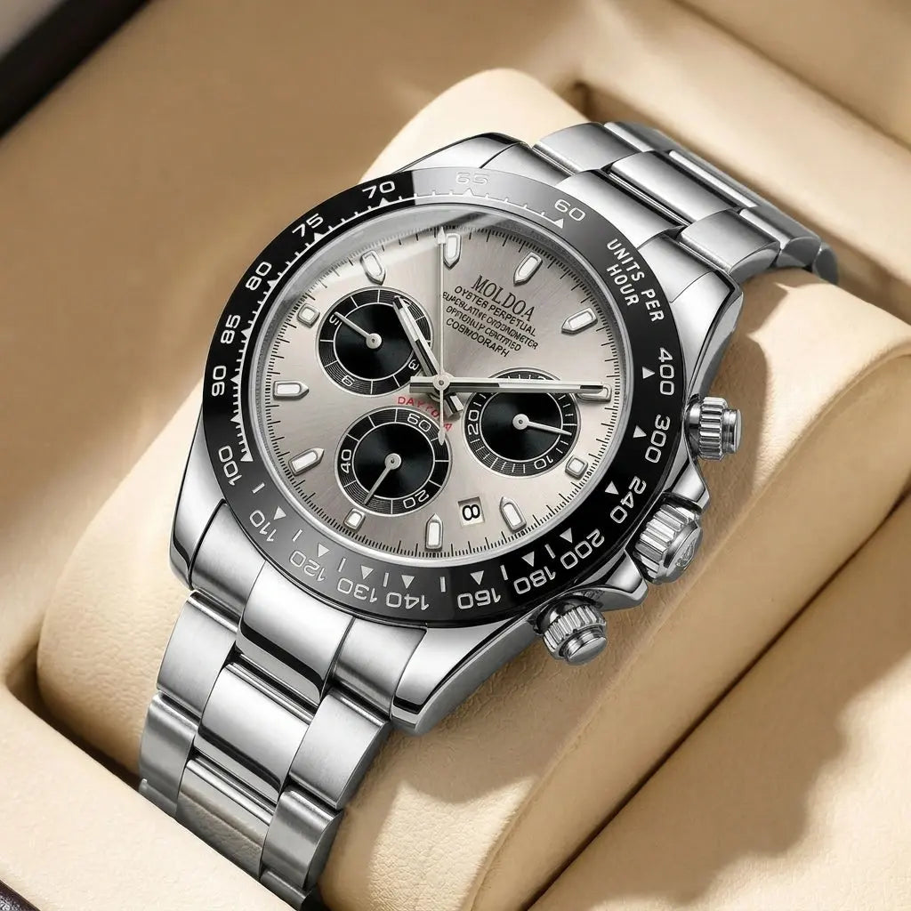 Men'S Luxury Oyster Quartz Watch