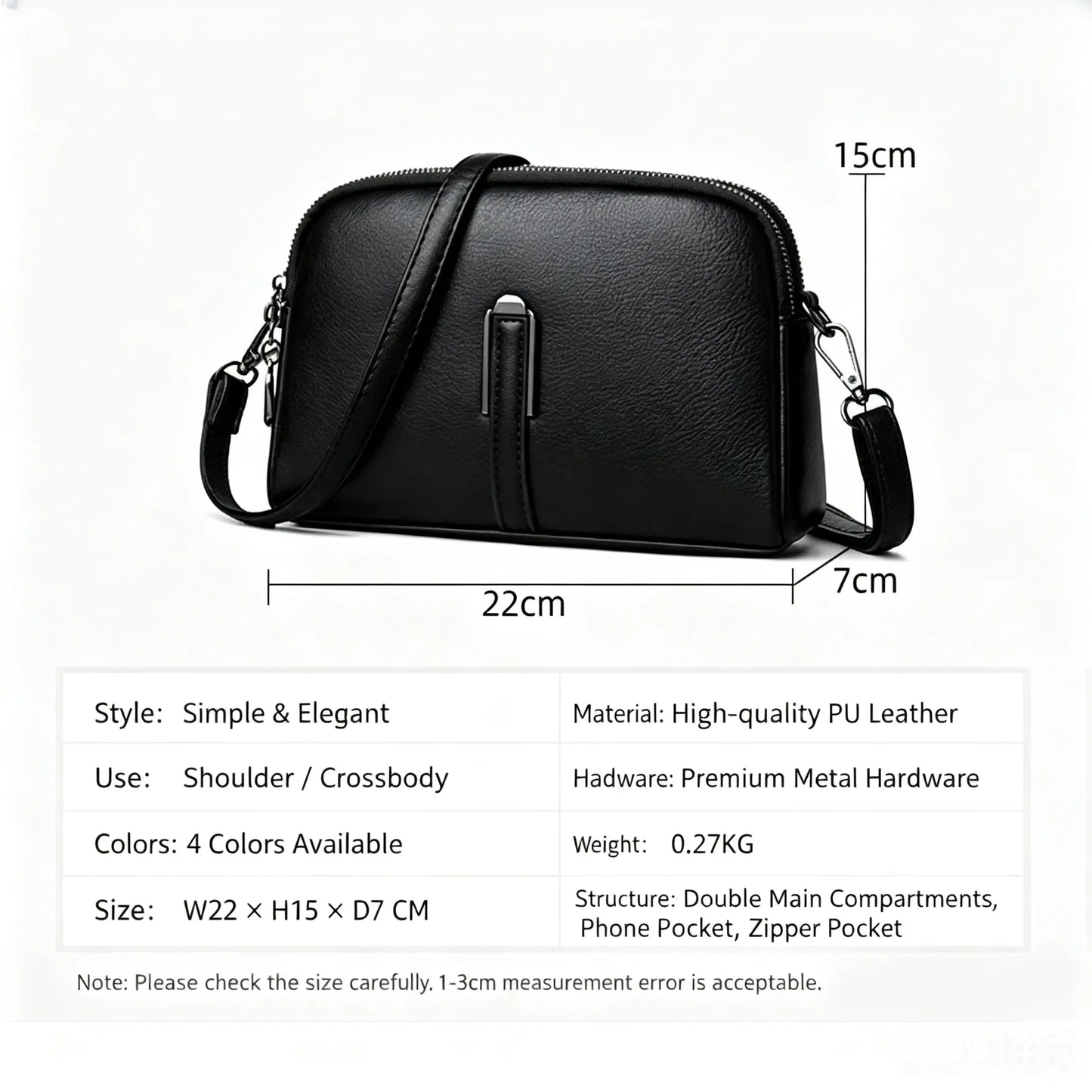 Women’S Crossbody Bags, Small Shoulder Bags, Leather Tote Bags, Mini Clutch Bags, Fashionable Shoulder Bags, Durable Leather Crossbody Bags