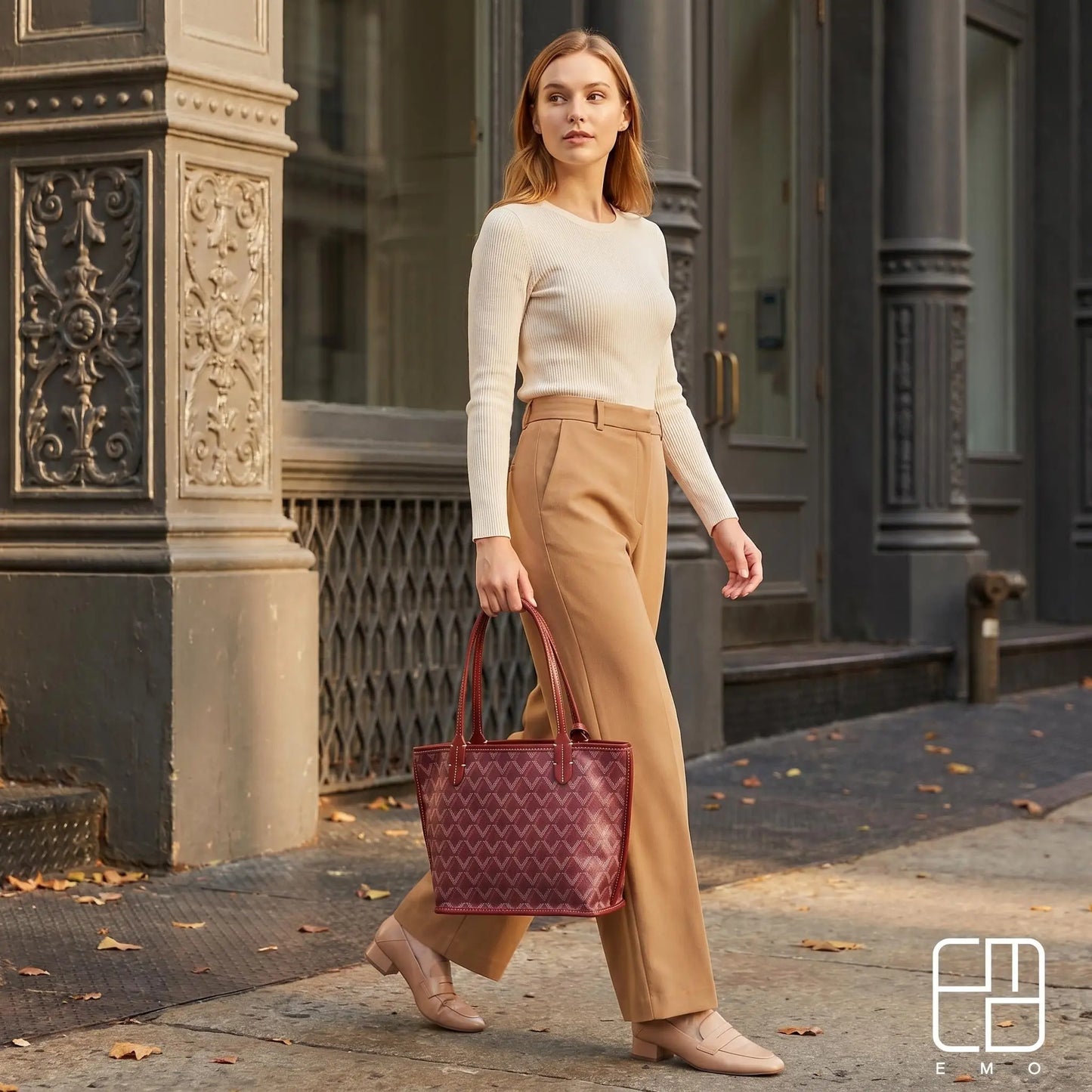 Women'S Double Handle Tote Bag Set - 1-Shoulder Premium PU Leather Design, Small/Medium/Large Sizes, Large Capacity, Double-Sided Mini Option for Moms, Shopping Use, Double Handle Women'S Tote Bags