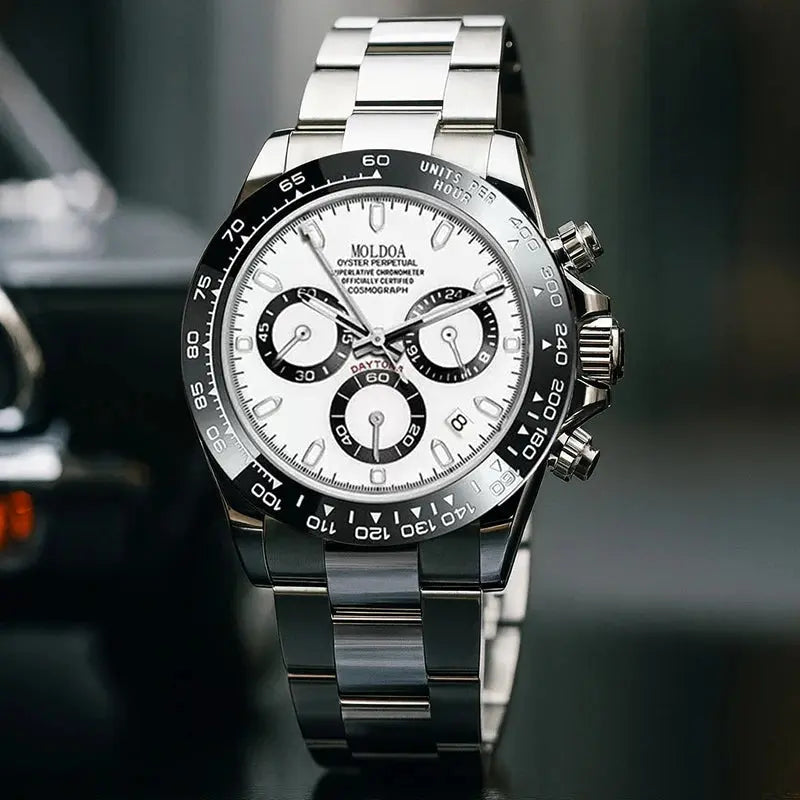 Men'S Luxury Oyster Quartz Watch